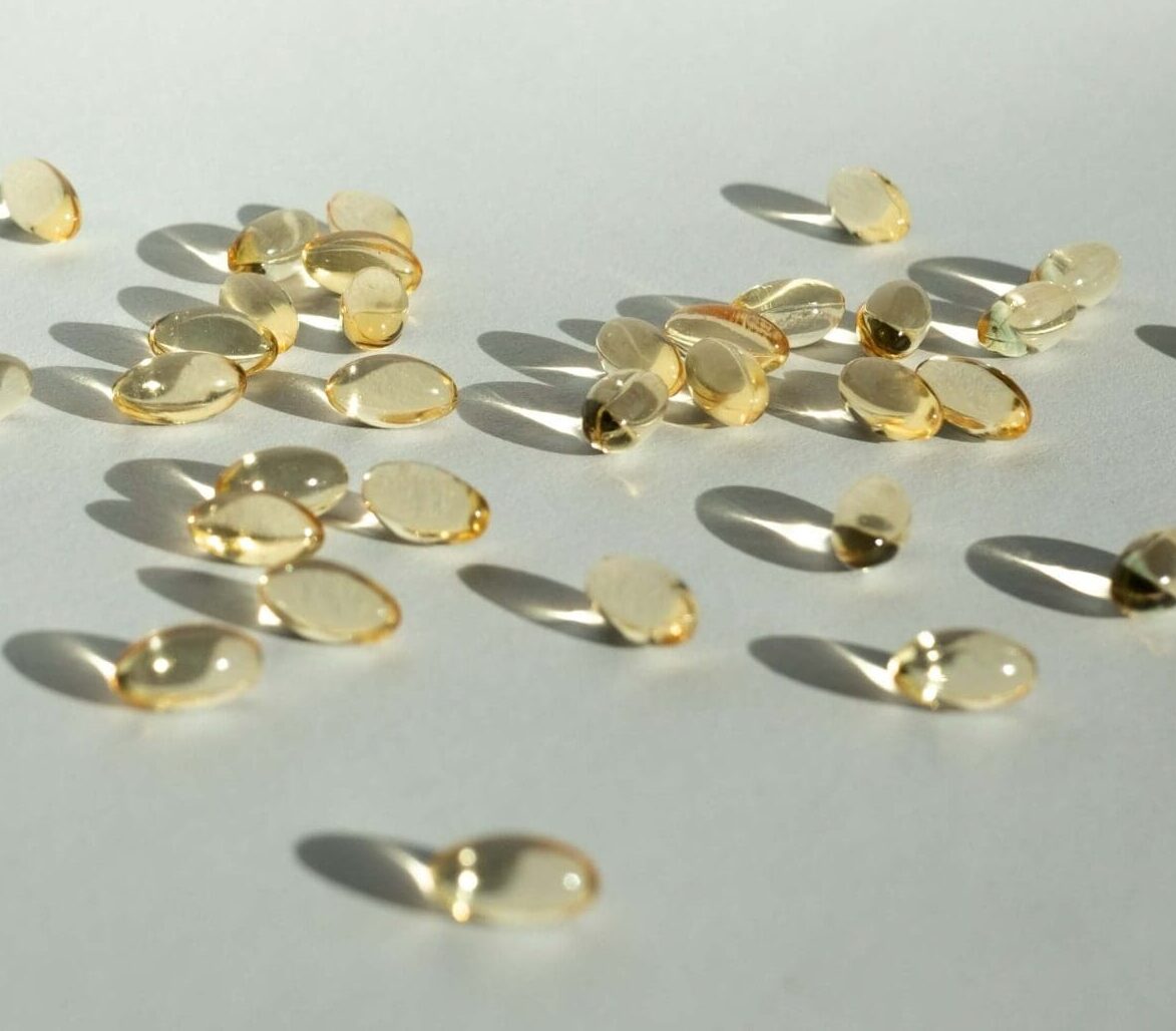 supplements on a table
